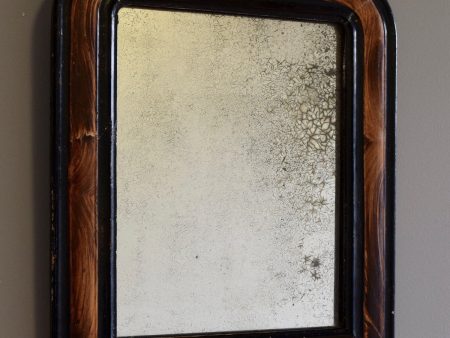 Faux Grained Mirror with Stunning Original Glass Cheap