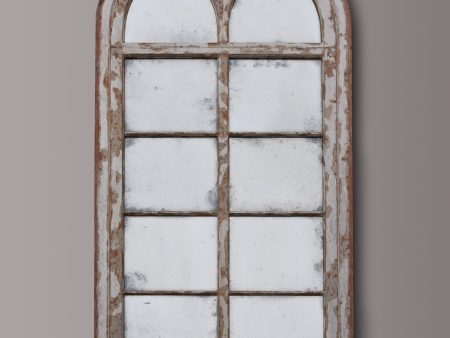 Large Gothic Arched Window Mirror For Cheap