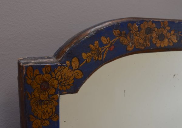 Blue Chinoiserie Triptych Mirror For Cheap