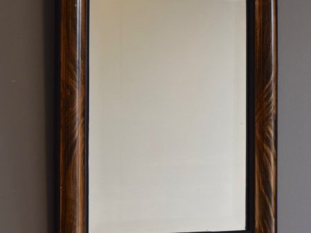 French Faux Grained Bevelled Mirror - SOLD Supply