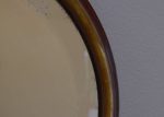 Brass and Mahogany Circular Mirror Online Hot Sale