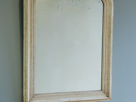 French Mirror with Gesso Finish - SOLD For Discount