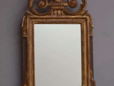 Early 19th Century French Gilt Crested Mirror Cheap