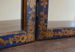 Blue Chinoiserie Triptych Mirror For Cheap