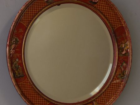 Round Japanned Mirror For Cheap