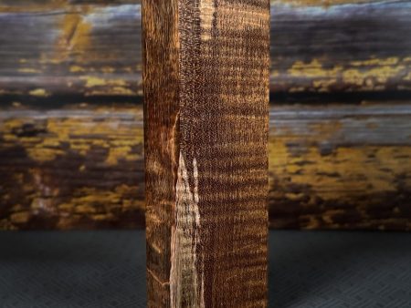 #2402 - Brown Dyed Curly Maple - Bargain Bin For Discount