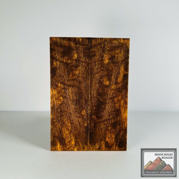 #2699 - Sunset and Grey Spalted Curly Mango Fashion