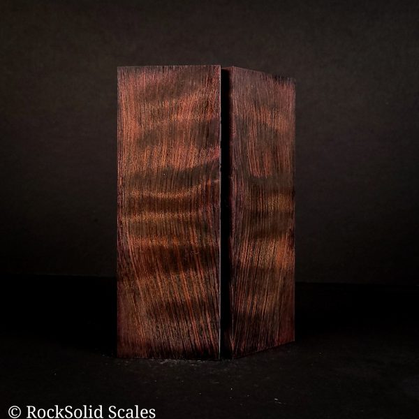 #2131 - Blue Dyed Curly Redwood - K&G Stabilized Cheap