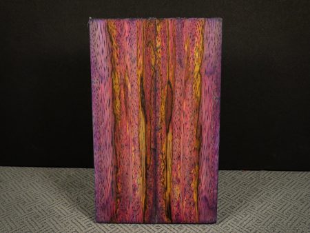 #2296 - Magenta and Purple Double Dyed Zebrawood Hot on Sale