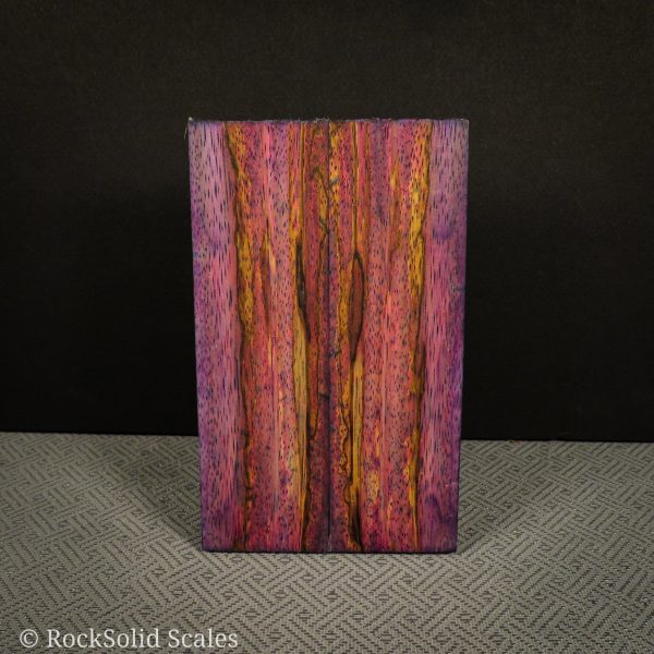 #2296 - Magenta and Purple Double Dyed Zebrawood Hot on Sale