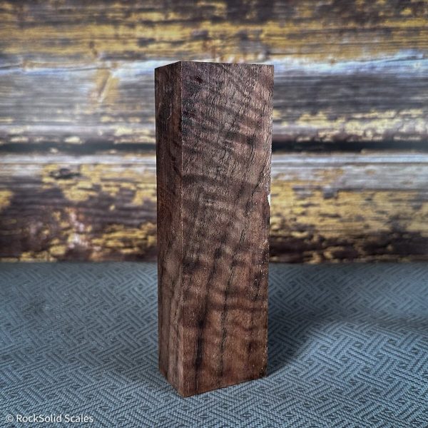 #2370 - Exhibition Grade Curly Walnut Block - K&G Stabilized Sale