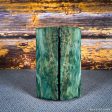 #2422 - Green and Teal Double Dyed Curly Sugi Pine For Sale