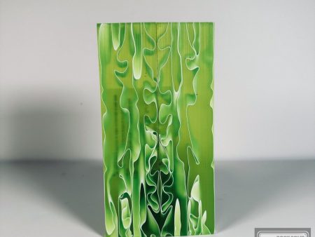 #2563 - Chartreuse Swirl Acrylic Online Sale