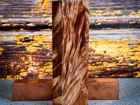 #2330 - Curly Maple Burl Block Hot on Sale