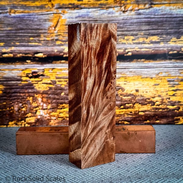 #2330 - Curly Maple Burl Block Hot on Sale