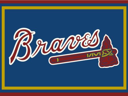 Atlanta Braves Rug Team Spirit Fashion