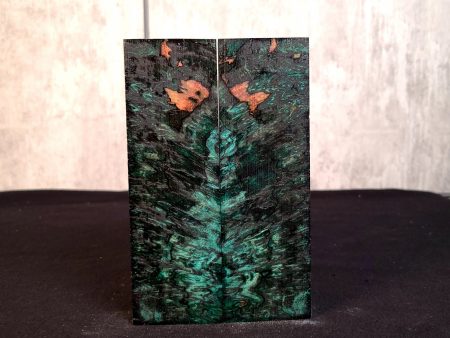 #2083 - Peacock Green Spalted Maple Burl Sale