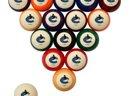 Vancouver Canucks Pool Balls - Retro Balls Set For Discount