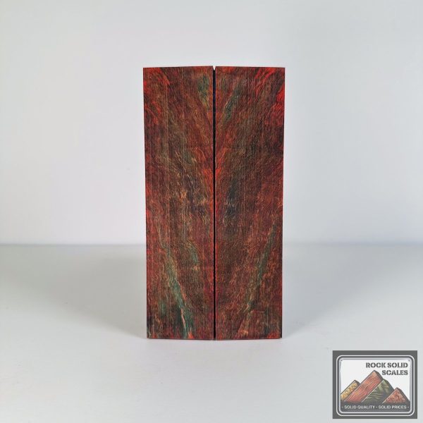 #2706 - Red and Teal Curly Maple Online now