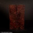 #2141 - Black Orange Double Dyed Redwood Burl - K&G Stabilized Supply