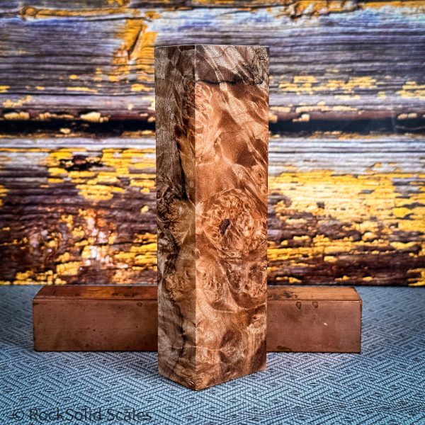 #2331 - Spalted Maple Burl Block Cheap