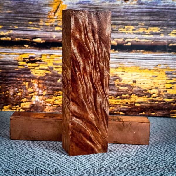 #2330 - Curly Maple Burl Block Hot on Sale