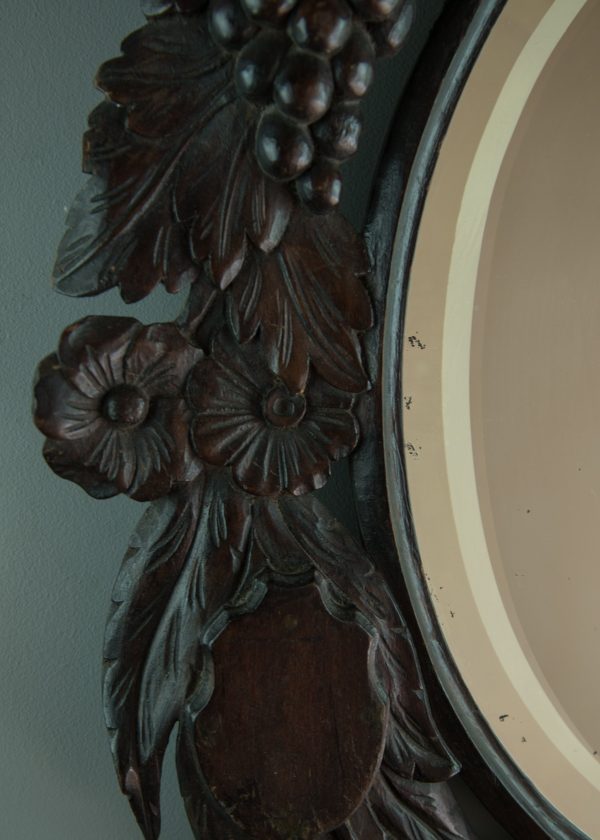 Black Forest Style Carved Bevelled Mirror Online