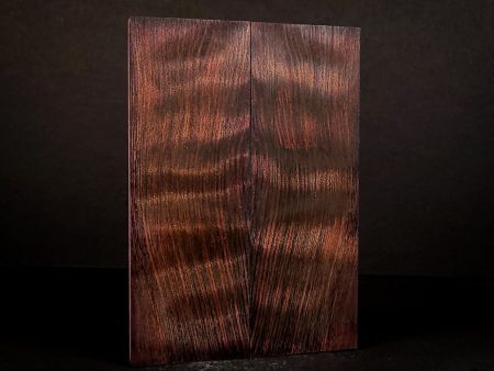 #2131 - Blue Dyed Curly Redwood - K&G Stabilized Cheap