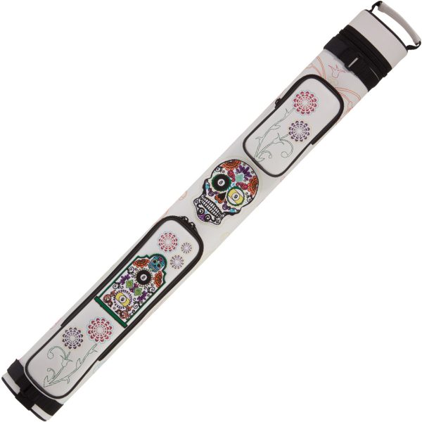 Action CALC22D Calavera 2 Butt x 2 Shaft Hard White Case Hot on Sale