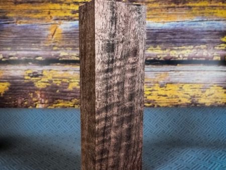 #2380 - Exhibition Grade Curly Walnut - K&G Stabilized on Sale