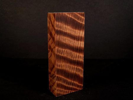 #2135 - Curly Redwood Block - K&G Stabilized Online now