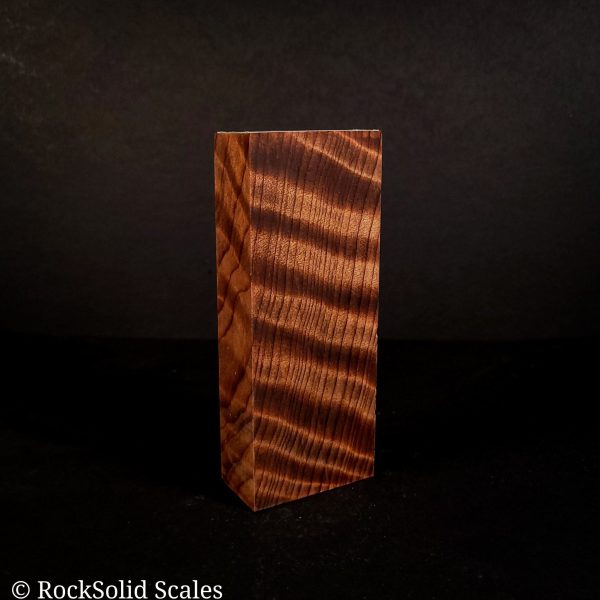 #2135 - Curly Redwood Block - K&G Stabilized Online now