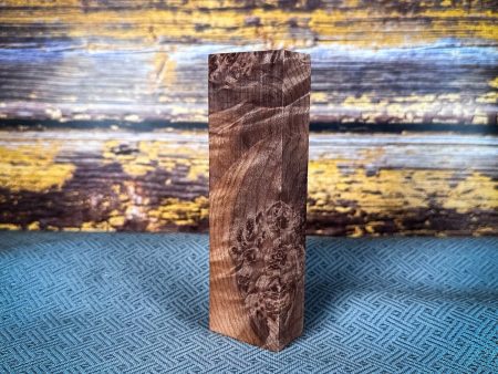 #2371 - Maple Burl Block - K&G Stabilized Online Hot Sale