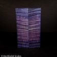 #2133 - Blue Violet Double Dyed Curly Maple - K&G Stabilized Online Hot Sale