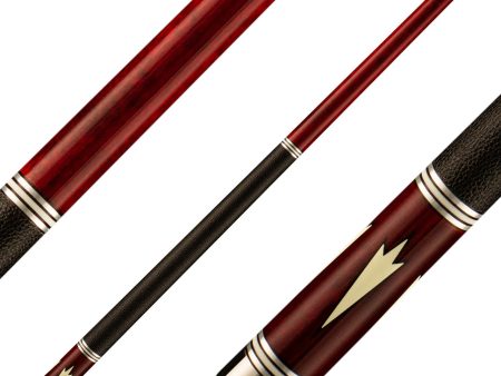 Valhalla VA902 Cue - Red with Floating Spear Point Online now