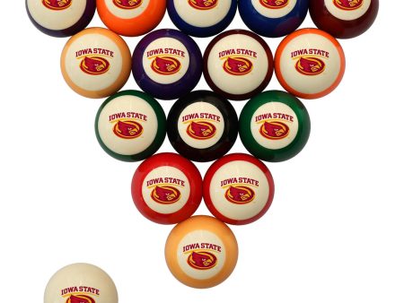 Iowa State University Pool Balls - Retro Balls Set Online now