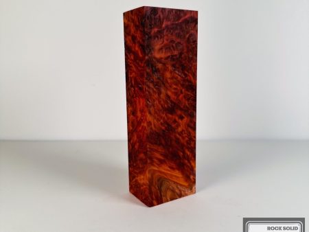 #2697 - Red Morell Burl Block For Sale