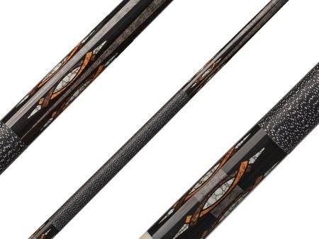 Players HC18 Energy Cue - Grey Stain with Black Graphic Points Sale