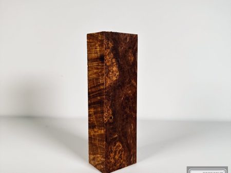 #2535 - Black Ash Burl Block For Sale