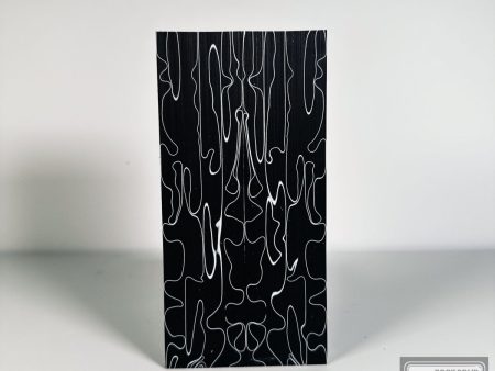 #2549 - Black White Swirl Acrylic Sale