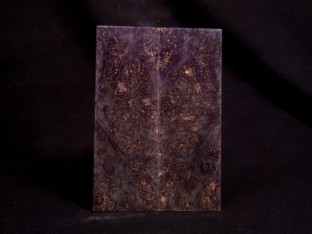 #2013 - Sinister with a touch of purp - Double Dyed Maple Burl For Discount