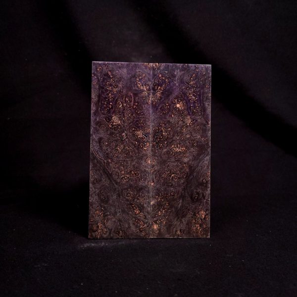 #2013 - Sinister with a touch of purp - Double Dyed Maple Burl For Discount