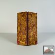 #2650 - Maroon and Gold Black Ash Burl on Sale