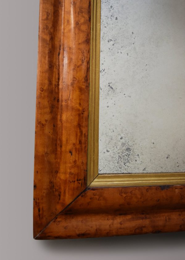 Birds Eye Maple & Gilt Mirror Supply