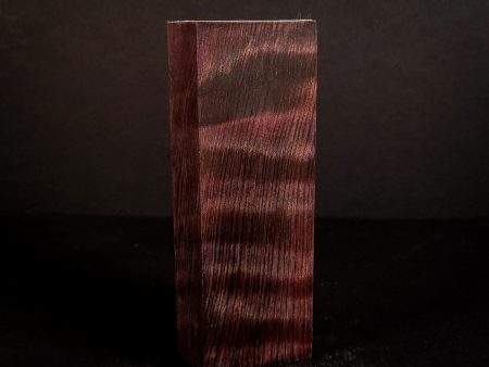 #2137 - Purple Dyed Curly Redwood - K&G Stabilized Online Sale