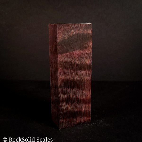 #2137 - Purple Dyed Curly Redwood - K&G Stabilized Online Sale