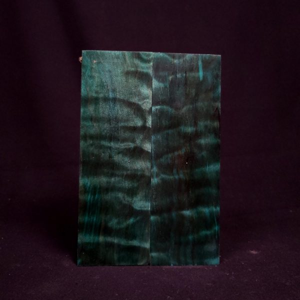 #1039 - Peacock Green Quilted Maple For Discount