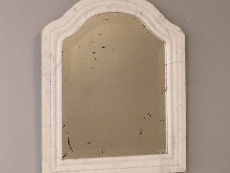 Carrara Marble Mirror For Sale