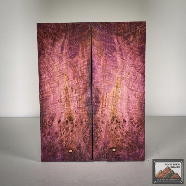 #2737 - Purple and Sunset Curly Maple Burl Discount