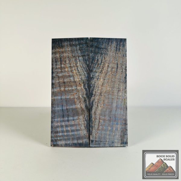 #2640 - Steel Blue Curly Maple For Discount